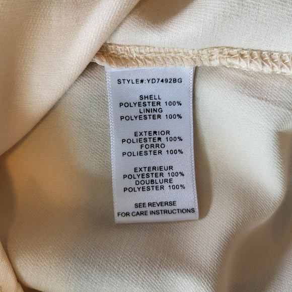 Elodie Cottagecore Lemon Sleeveless Mini Dress w/Buttons & Collar, Size Small - Picture 14 of 15